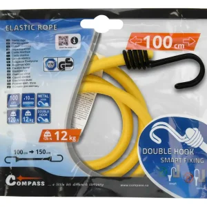 Bestseller | Upínač pružný DOUBLE HOOK 10mm/100cm TÜV/GS