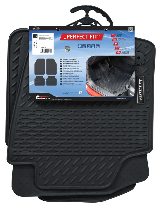 Gumové koberce PERFECT FIT sada 4ks RAPID s fixací - Snadné objednání