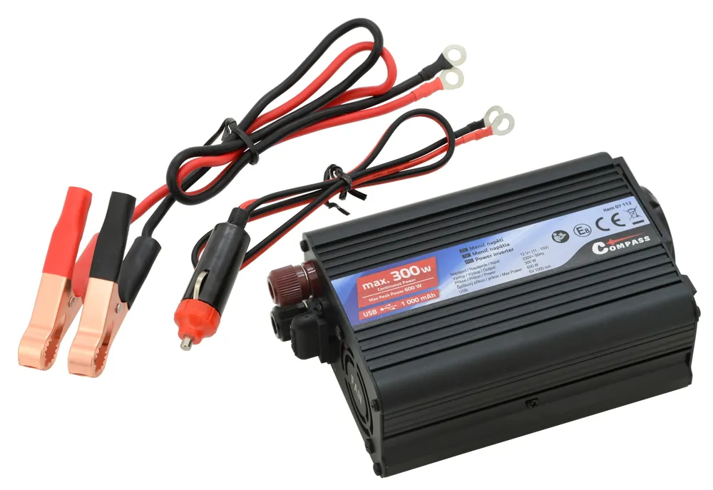 Trafo 12/230V 300W + USB | Nejprodávanější