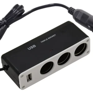 Zbývá jen pár kusů | Roztrojka 12/24V + USB 1000mA