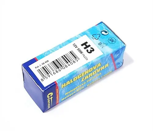 Rychle mizí | Žárovka 12V H3 55W Pk22s box