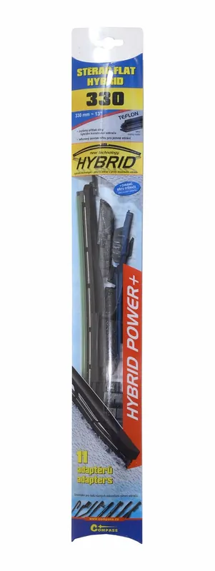 Snadný nákup | Stěrač HYBRID 330mm + 11 adaptérů TEFLON