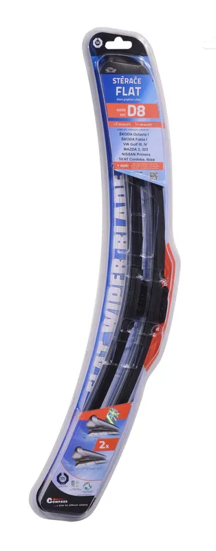 Doporučujeme - Stěrače FLAT DOUBLE (D8) 530+480mm FAB I, OCT I