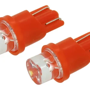 Žárovka 1LED 12V T10 červená 2ks | Výborné hodnocení