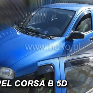 Ofuky oken Opel Corsa B 5dveř 93-01 před.+zadní Heko - Akční cena