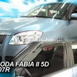 Ofuky oken Škoda Fabia II 2007- přední Heko - Špičková kvalita