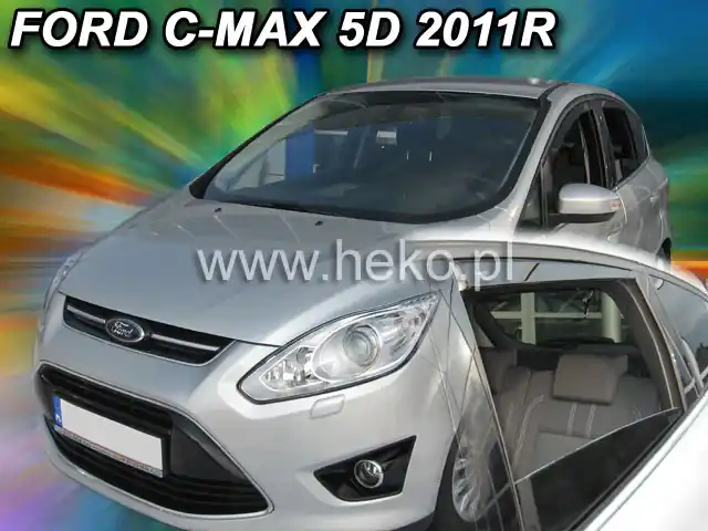 Přímo od výrobce | Ofuky oken Ford C MAX 5dveř 11- před.+zadní Heko