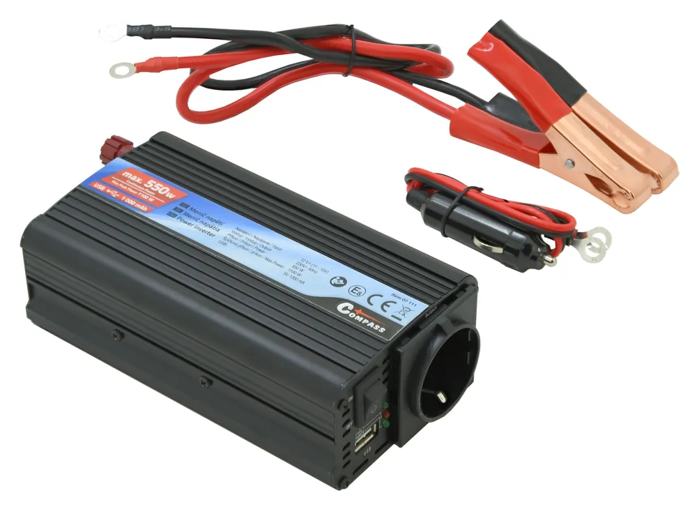 Trafo 12/230V 550W + USB | Novinka v nabídce
