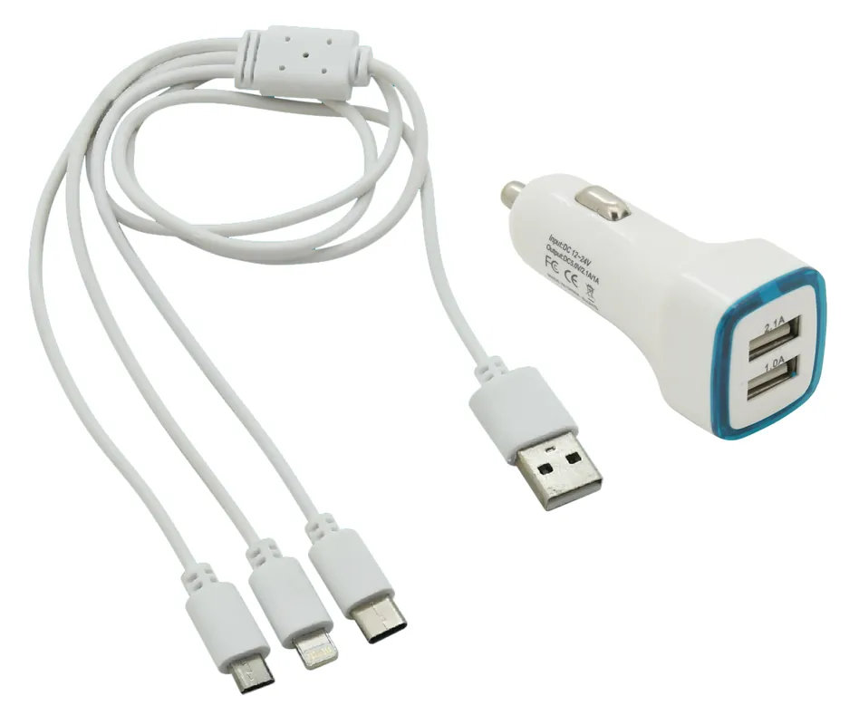 Top cena - Nabíječka telefonu USB 3in1 (micro USB, iPhone, USB C)