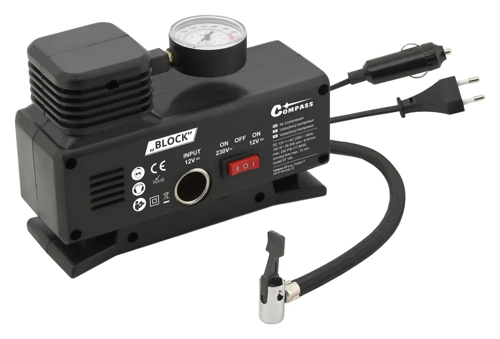 Přímo z výroby | Kompresor 12/230V BLOCK TÜV/GS