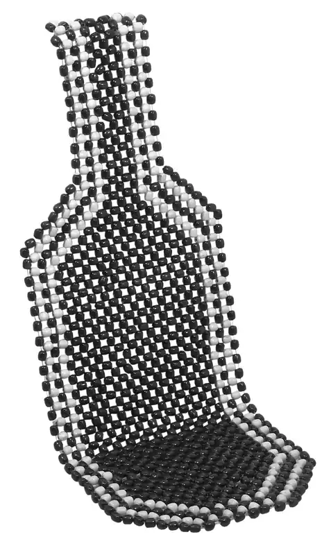 Potah sedadla kuličkový BLACK 127x38cm - Slevy