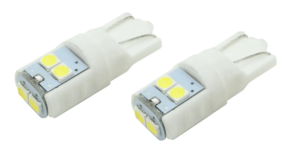 Žárovka 6LED 3030 12V T10 bílá 2ks | Bestseller