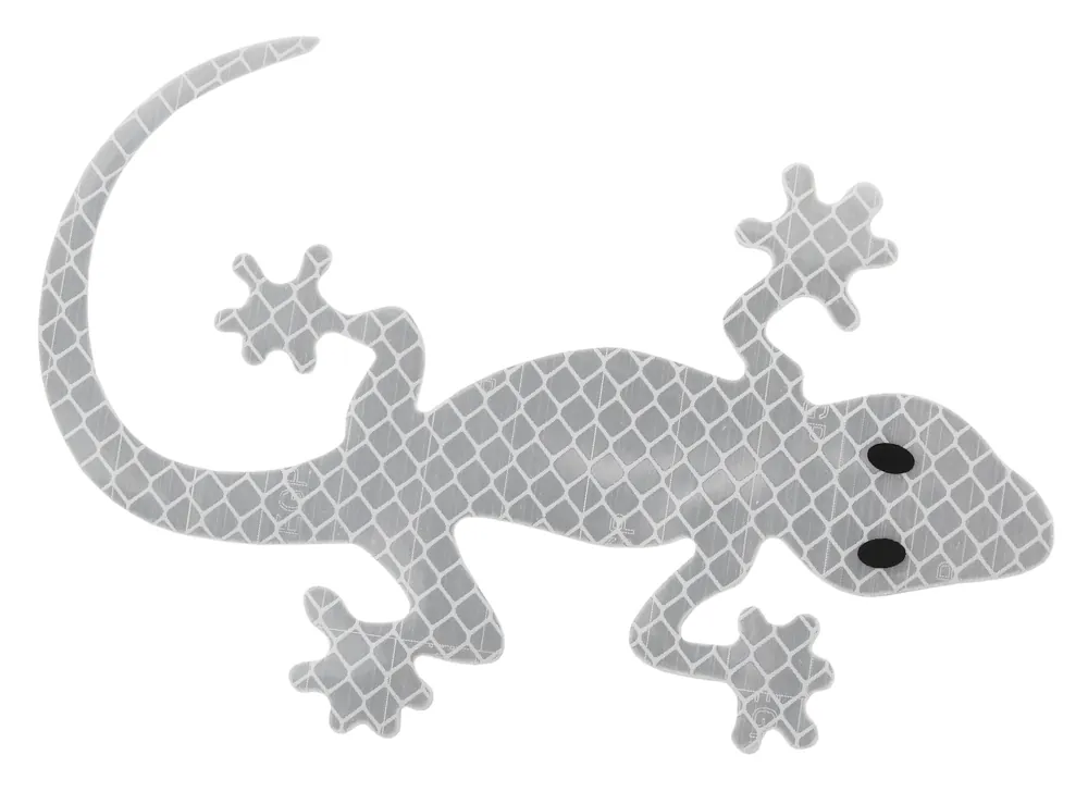 Dekor samolepící GECKO stříbrný - Profesionální kvalita