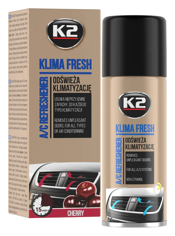 K2 Osvěžovač KLIMA FRESH 150 ml CHERRY | Výhodný nákup