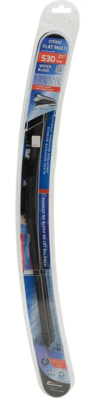 Stěrač FLAT MULTI 530mm s adaptéry - Top cena
