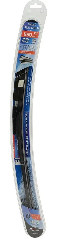 Mezi nejprodávanějšími | Stěrač FLAT MULTI 550mm s adaptéry
