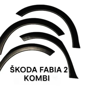 Plastové lemy Škoda Fabia 2 Kombi 2007-2014 PSK - Právě přidáno